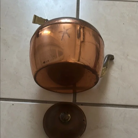 Others Follow Copper and Brass Tea Kettle - Picture 3 of 11